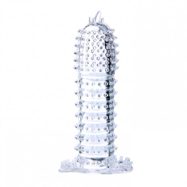Bao đôn đên Penis Sleeve Crystal nhiều gai nổi kích thích